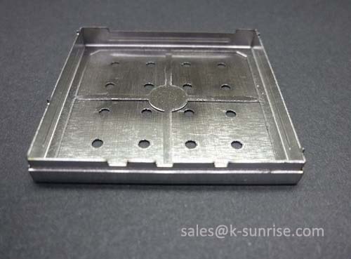 Precision metal shielding case on PCB