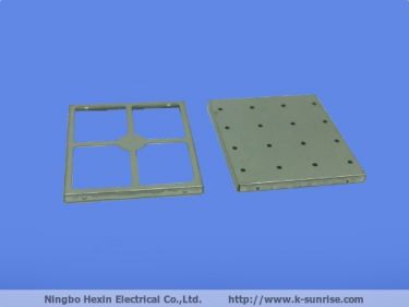 PCB shield can cover and frame two piece