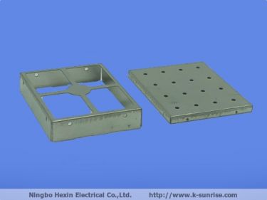 two piece metal shielding frame and cover