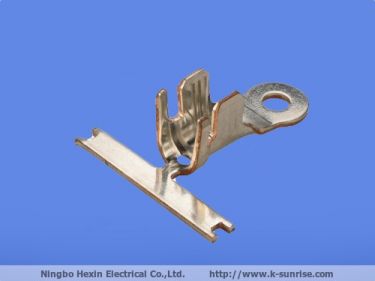 Stamping Part spring loaded electrical power socket brass contact