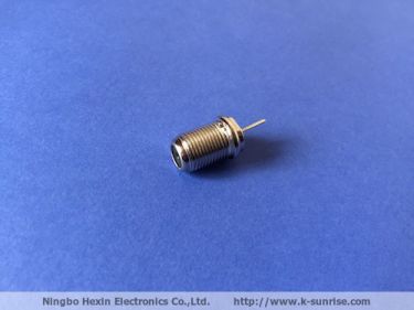 F Type Connector for pcb mount
