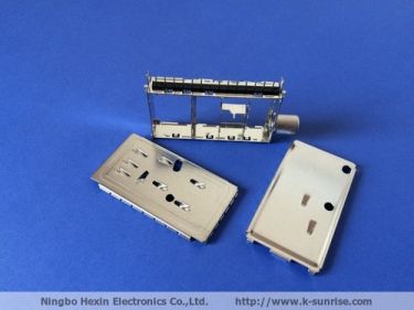 IEC Female connector with shield case