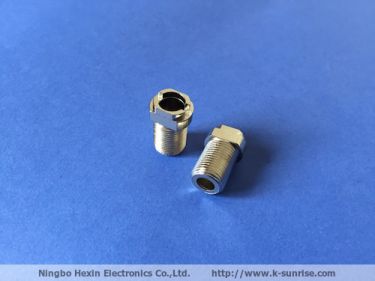 zinc shell f type connector