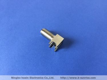 75ohm F female connector for PCB mount  right angle