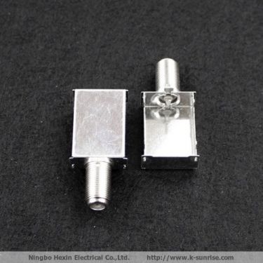Female F connector +shielding can