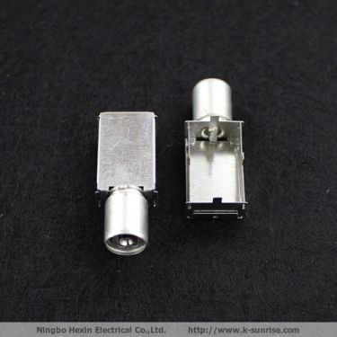 IEC connector with shielding frame and cover