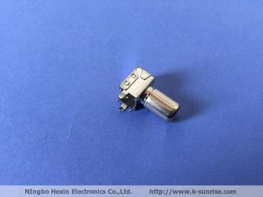 right angle IEC Male connector with brackets for pcb mount
