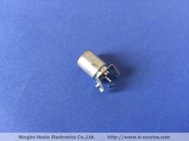 Right angle 90 male IEC connector 9.5mm 11.2mm