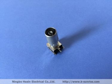 20.8mm IEC type din jack with bracket right angle