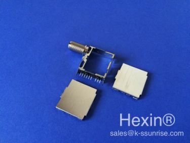 Metal shield parts for silicon NXP tuner