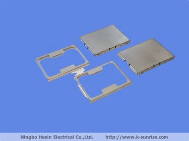 two piece metal shielding frame and cover