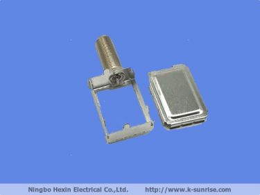 metal shield frame with F Connector