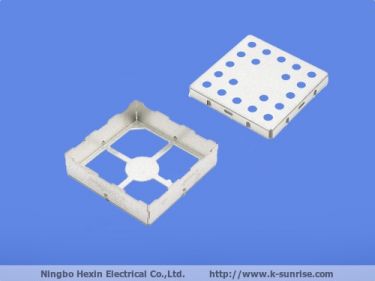 Two piece RF shield clips  pcb mount